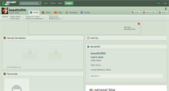 Desktop Screenshot of beautifulfilth.deviantart.com