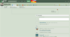 Desktop Screenshot of hentsu-chan.deviantart.com