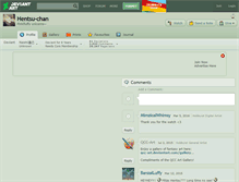Tablet Screenshot of hentsu-chan.deviantart.com