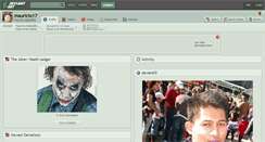 Desktop Screenshot of mauricio17.deviantart.com