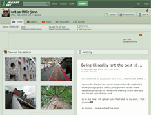Tablet Screenshot of not-so-little-john.deviantart.com