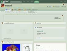 Tablet Screenshot of emmy-roll.deviantart.com