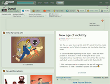 Tablet Screenshot of dumaii.deviantart.com
