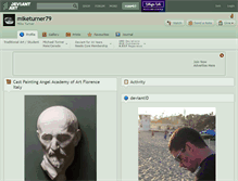Tablet Screenshot of miketurner79.deviantart.com
