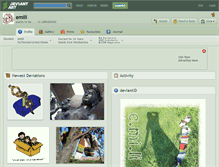 Tablet Screenshot of emili.deviantart.com