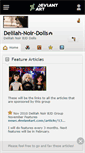 Mobile Screenshot of delilah-noir-dolls.deviantart.com