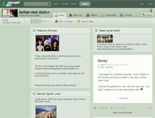 Tablet Screenshot of delilah-noir-dolls.deviantart.com