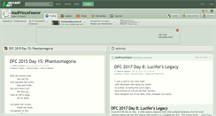 Desktop Screenshot of madprincefeanor.deviantart.com