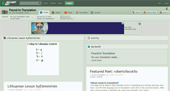 Desktop Screenshot of found-in-translation.deviantart.com