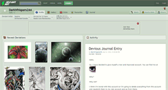Desktop Screenshot of darkwhispers244.deviantart.com