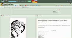 Desktop Screenshot of heartthrobtawd.deviantart.com