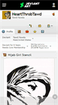Mobile Screenshot of heartthrobtawd.deviantart.com