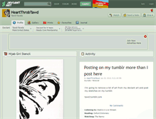Tablet Screenshot of heartthrobtawd.deviantart.com