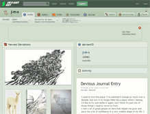Tablet Screenshot of j-m-s.deviantart.com