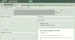 Desktop Screenshot of medieval-world.deviantart.com