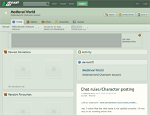 Tablet Screenshot of medieval-world.deviantart.com