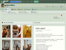 Tablet Screenshot of goldenrodfairy.deviantart.com