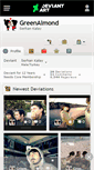 Mobile Screenshot of greenalmond.deviantart.com