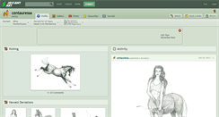 Desktop Screenshot of centauressa.deviantart.com