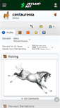 Mobile Screenshot of centauressa.deviantart.com