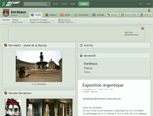 Tablet Screenshot of bordeaux.deviantart.com