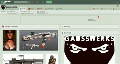Desktop Screenshot of gausswerks.deviantart.com
