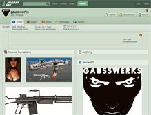 Tablet Screenshot of gausswerks.deviantart.com
