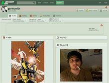 Tablet Screenshot of gavinsmith.deviantart.com