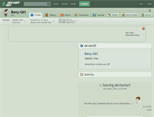 Tablet Screenshot of beny-girl.deviantart.com