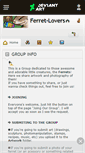 Mobile Screenshot of ferret-lovers.deviantart.com