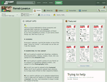 Tablet Screenshot of ferret-lovers.deviantart.com