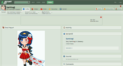 Desktop Screenshot of kaminagi.deviantart.com