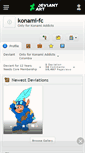 Mobile Screenshot of konami-fc.deviantart.com