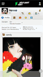 Mobile Screenshot of nevve.deviantart.com