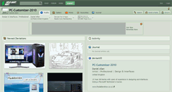 Desktop Screenshot of pc-customizer-2010.deviantart.com