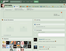 Tablet Screenshot of kimi-kaida.deviantart.com