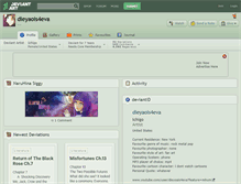 Tablet Screenshot of dieyaois4eva.deviantart.com