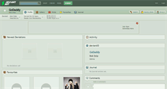 Desktop Screenshot of godaddy.deviantart.com