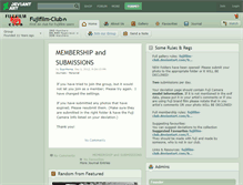 Tablet Screenshot of fujifilm-club.deviantart.com