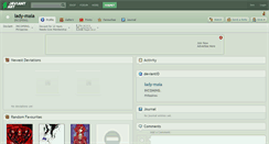 Desktop Screenshot of lady-maia.deviantart.com