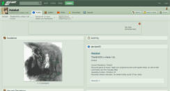 Desktop Screenshot of malakat.deviantart.com