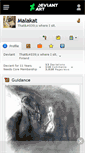 Mobile Screenshot of malakat.deviantart.com