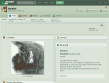 Tablet Screenshot of malakat.deviantart.com