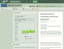 Tablet Screenshot of beyblade-femslash.deviantart.com