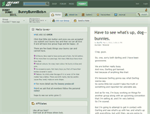 Tablet Screenshot of bunnybunnibois.deviantart.com