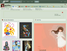 Tablet Screenshot of gureitsu.deviantart.com