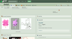 Desktop Screenshot of fizzyfluff.deviantart.com
