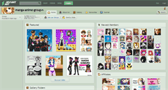 Desktop Screenshot of manga-anime-group.deviantart.com
