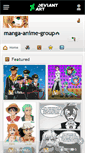Mobile Screenshot of manga-anime-group.deviantart.com