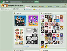 Tablet Screenshot of manga-anime-group.deviantart.com
